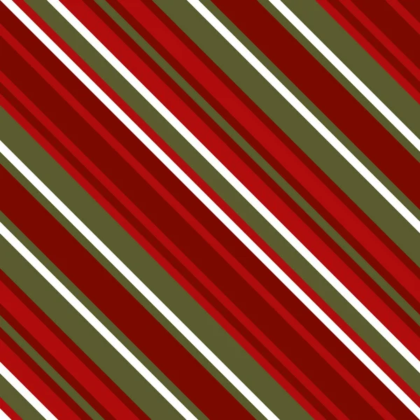 Kerst diagonale gestreepte naadloze patroon — Stockvector