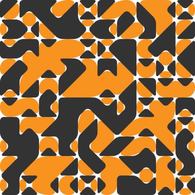 Moda akışı çeşitli yuvarlak şekiller arka plan