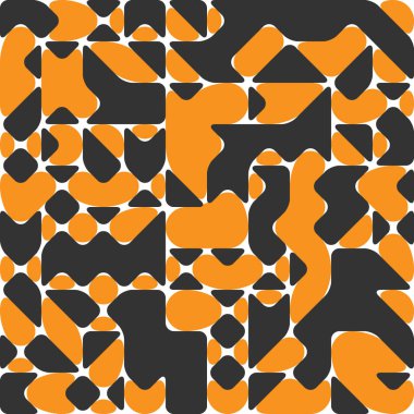 Moda akışı çeşitli yuvarlak şekiller arka plan