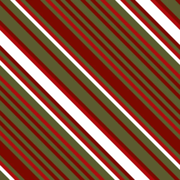 Christmas diagonalt randiga sömlösa mönster — Stock vektor