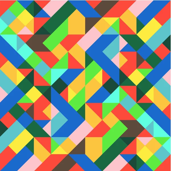 Spaß Mode geometrische Pop Art 1980 Stil Muster — Stockvektor