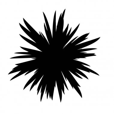 Siyah ve beyaz çiçekler siluet