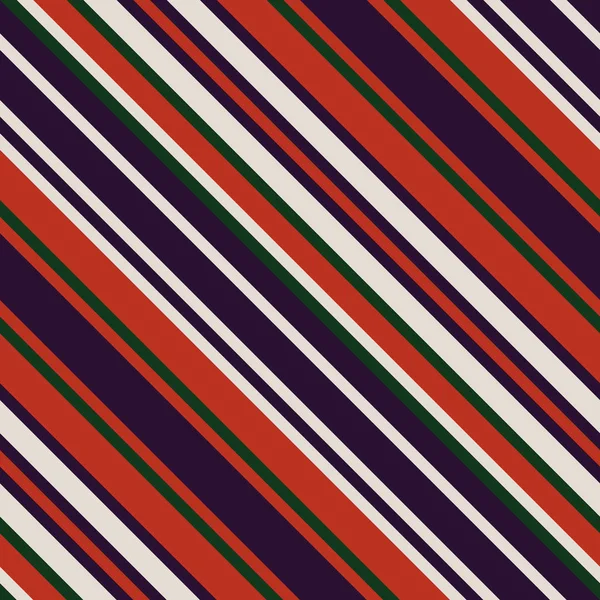 Weihnachten diagonal gestreifte nahtlose Muster — Stockvektor