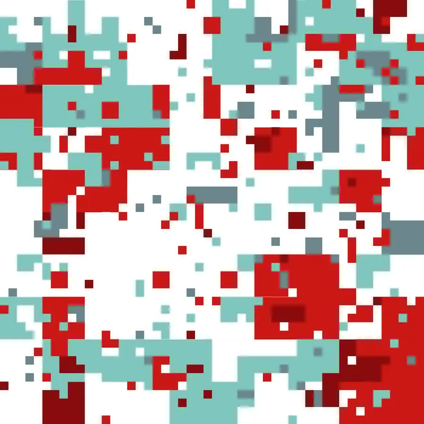 Kerstmis pixel patroon — Stockvector