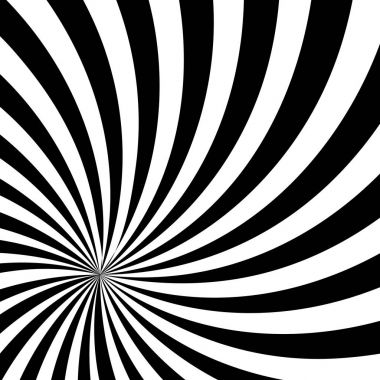 Siyah ve beyaz güneş Sunburst desen