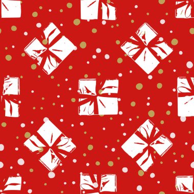 Sorunsuz Noel hediye kutusu mevcut desen