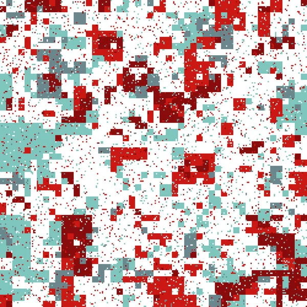Kerstmis pixel patroon — Stockvector