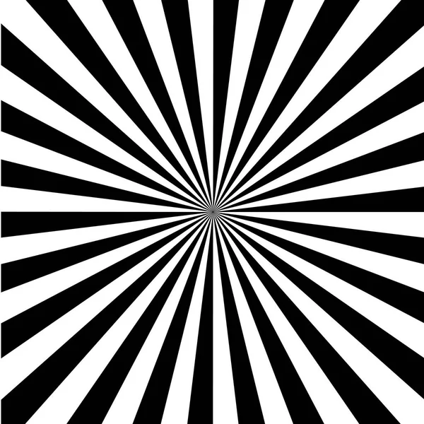 黑白太阳森伯斯特图案 — 图库矢量图片