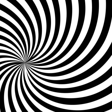 Siyah ve beyaz güneş Sunburst desen