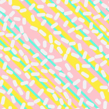 Memphis tarzı tasarım Retro Seamless Modeli