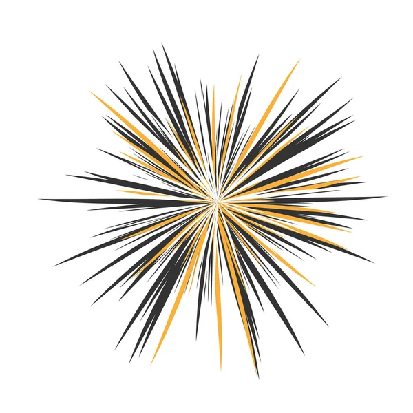 Explosion d'étoile abstraite — Image vectorielle