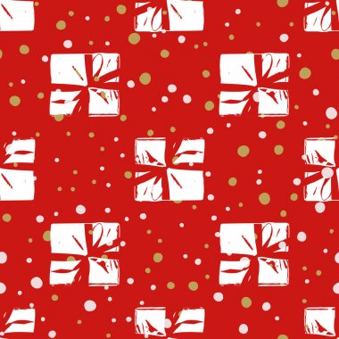 Sorunsuz Noel hediye kutusu mevcut desen