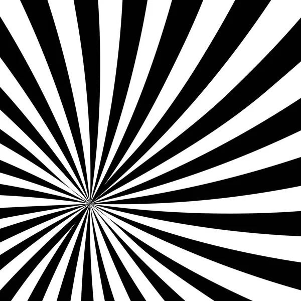 Μαύρο και άσπρο ήλιο Sunburst μοτίβο — Διανυσματικό Αρχείο