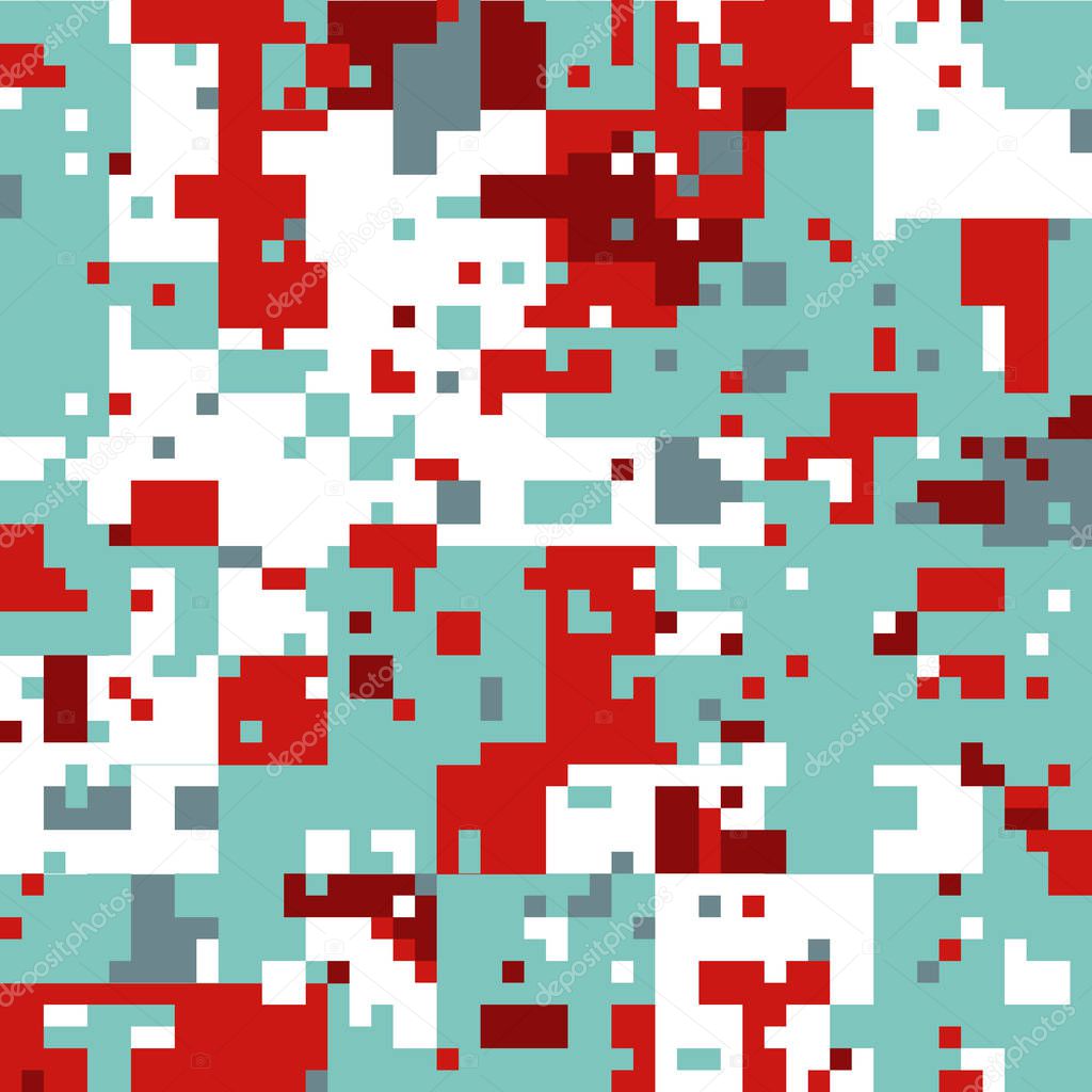 Christmas Pixel Pattern