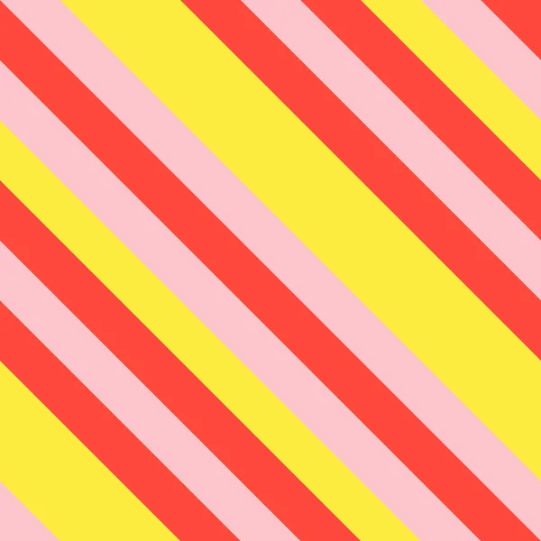 원활한 멤피스 그래픽 복고풍 네온 대각선 줄무늬 패턴 — 스톡 벡터