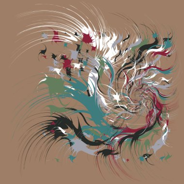 Boya su sıçramalarına arka plan