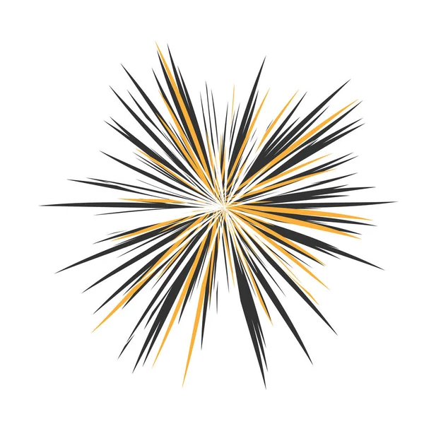 Explosion d'étoile abstraite — Image vectorielle