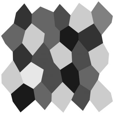 Siyah ve beyaz düzensiz ızgara