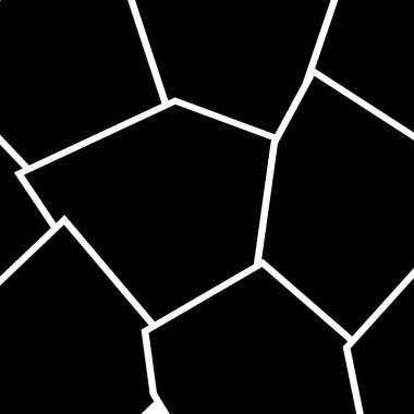 Siyah ve beyaz düzensiz mozaik şablonu