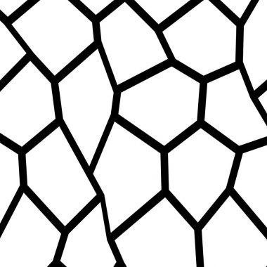 Siyah ve beyaz parçalanma arka plan