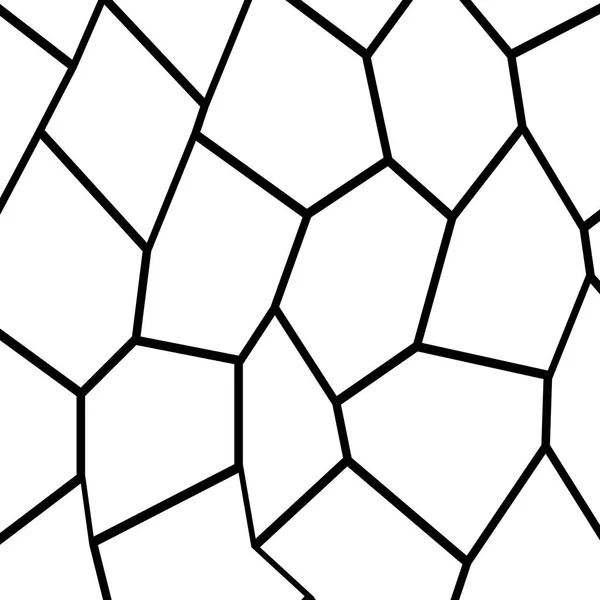 Fond de fragmentation noir et blanc — Image vectorielle