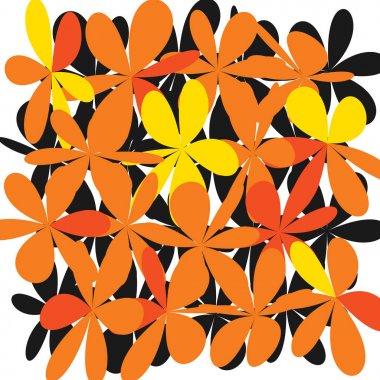  Soyut kaprisli çiçek arka plan