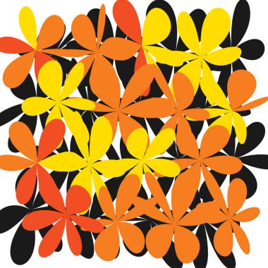  Soyut kaprisli çiçek arka plan