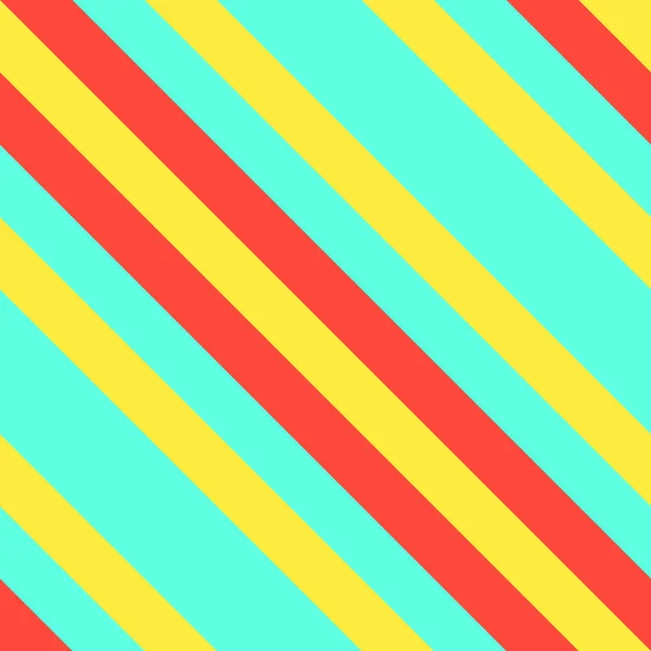 Modèle rétro graphique Memphis sans couture avec bandes diagonales néon — Image vectorielle