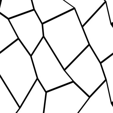 Siyah ve beyaz parçalanma arka plan