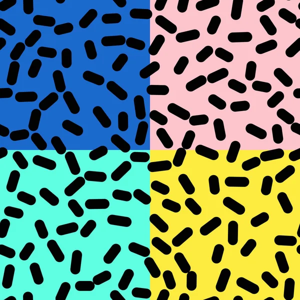 Memphis tarzı tasarım Retro Seamless Modeli