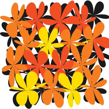  Soyut kaprisli çiçek arka plan