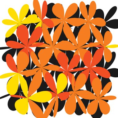  Soyut kaprisli çiçek arka plan