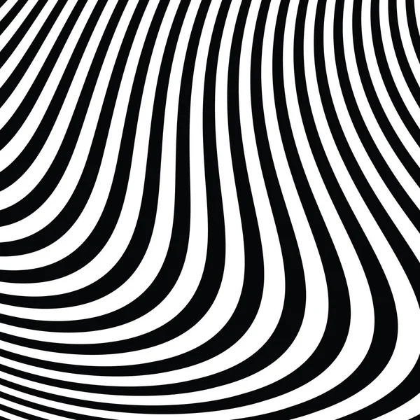 Abstract Black and White Modern Striped Background