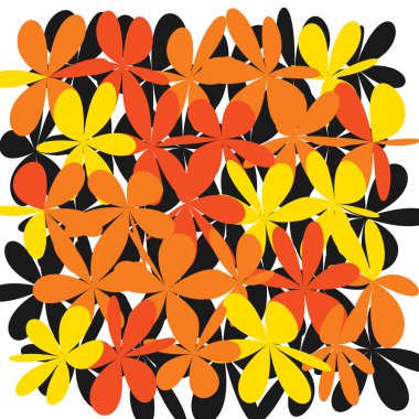  Soyut kaprisli çiçek arka plan