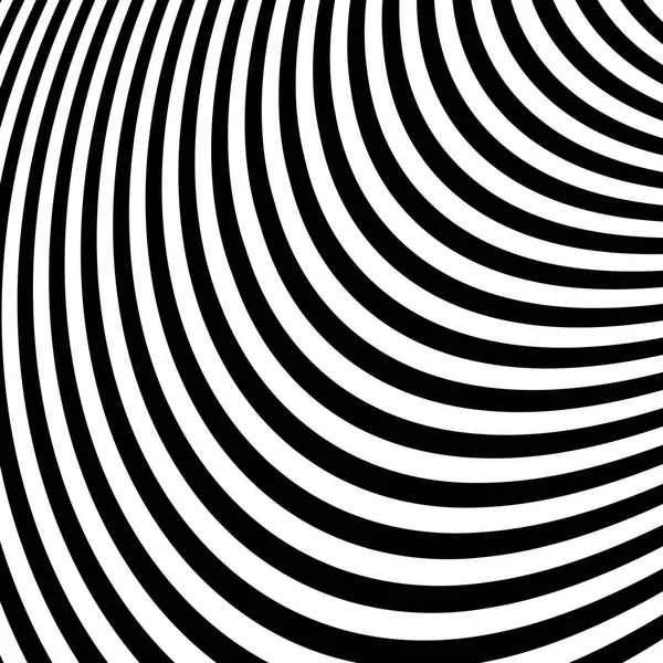 Résumé Lignes abstraites en noir et blanc — Image vectorielle