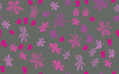 Sorunsuz Grunge papatya çiçek soyut vektör arka plan