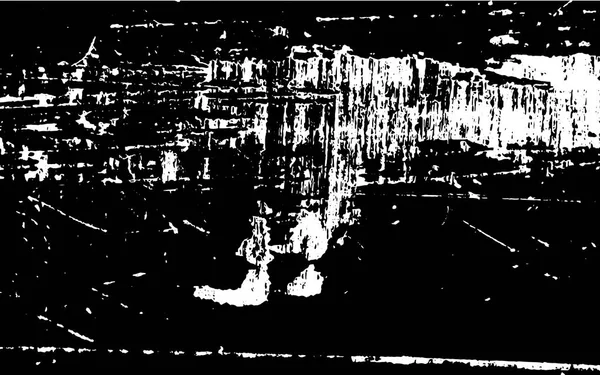 Modèle de texture vectorielle urbaine Grunge noir et blanc — Image vectorielle