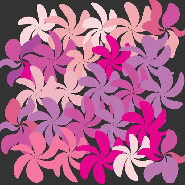 Аннотация Whimsical Flower Background — стоковый вектор