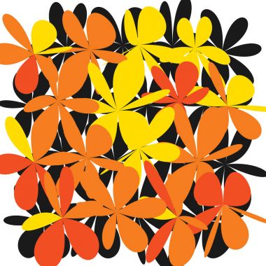  Soyut kaprisli çiçek arka plan