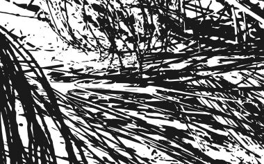 Siyah ve beyaz çim siluet doku rustik arka plan