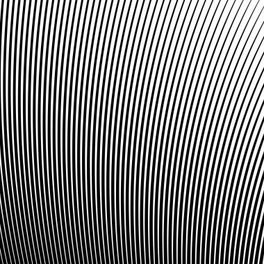 Siyah ve beyaz dalga şerit optik arka plan