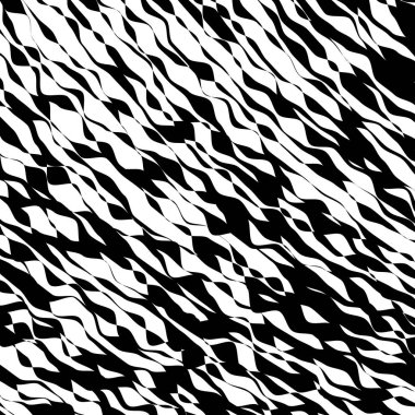 Siyah ve beyaz dalga şerit optik arka plan