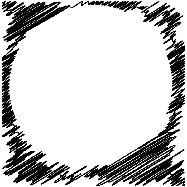 Grunge schwarze Tinte Rand Rahmen Hintergrund — Stockvektor