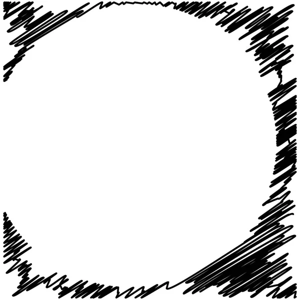 Grunge schwarze Tinte Rand Rahmen Hintergrund — Stockvektor