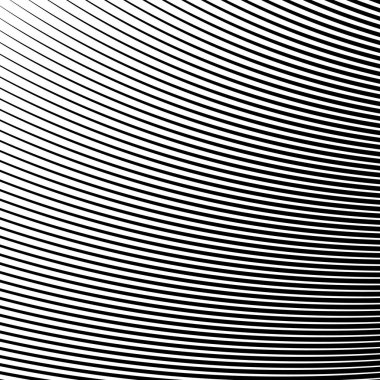 Siyah ve beyaz dalga şerit optik arka plan