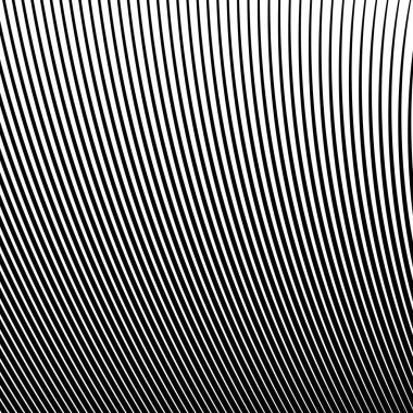 Siyah ve beyaz dalga şerit optik arka plan