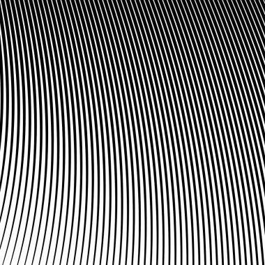 Siyah ve beyaz dalga şerit optik arka plan