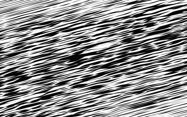 Svart och vit våg Stripe optiska abstrakt bakgrund — Stock vektor