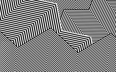 Zebra siyah ve beyaz çizgili vektör tasarımı