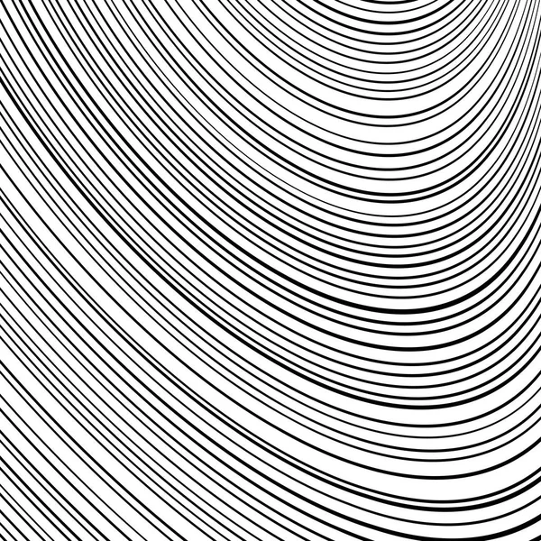 黒と白の波ストライプ光抽象的な背景 — ストックベクタ